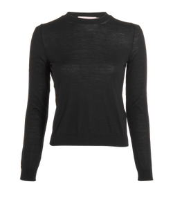 Valentino Crewneck Jumper, Wool, Black, Sz M, 2*