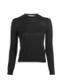 Valentino Crewneck Jumper, &pound;150, Clothing, Black, Wool, Front view