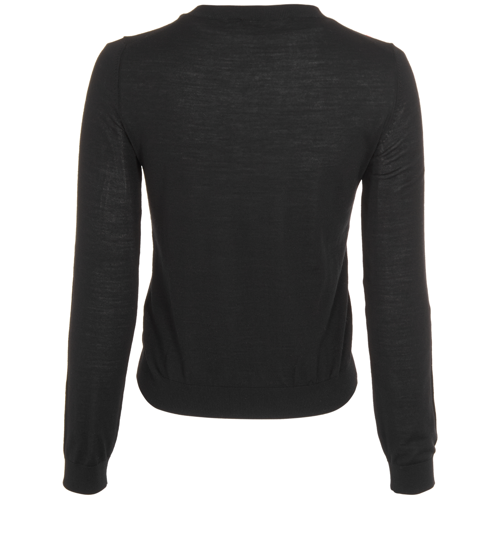 Valentino Crewneck Jumper, &pound;150, Clothing, Black, Wool, Back view