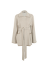 Joseph Twill Knit Cardigan, &pound;250, Clothing, Taupe, Wool, Front view