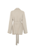 Joseph Twill Knit Cardigan, &pound;250, Clothing, Taupe, Wool, Back view