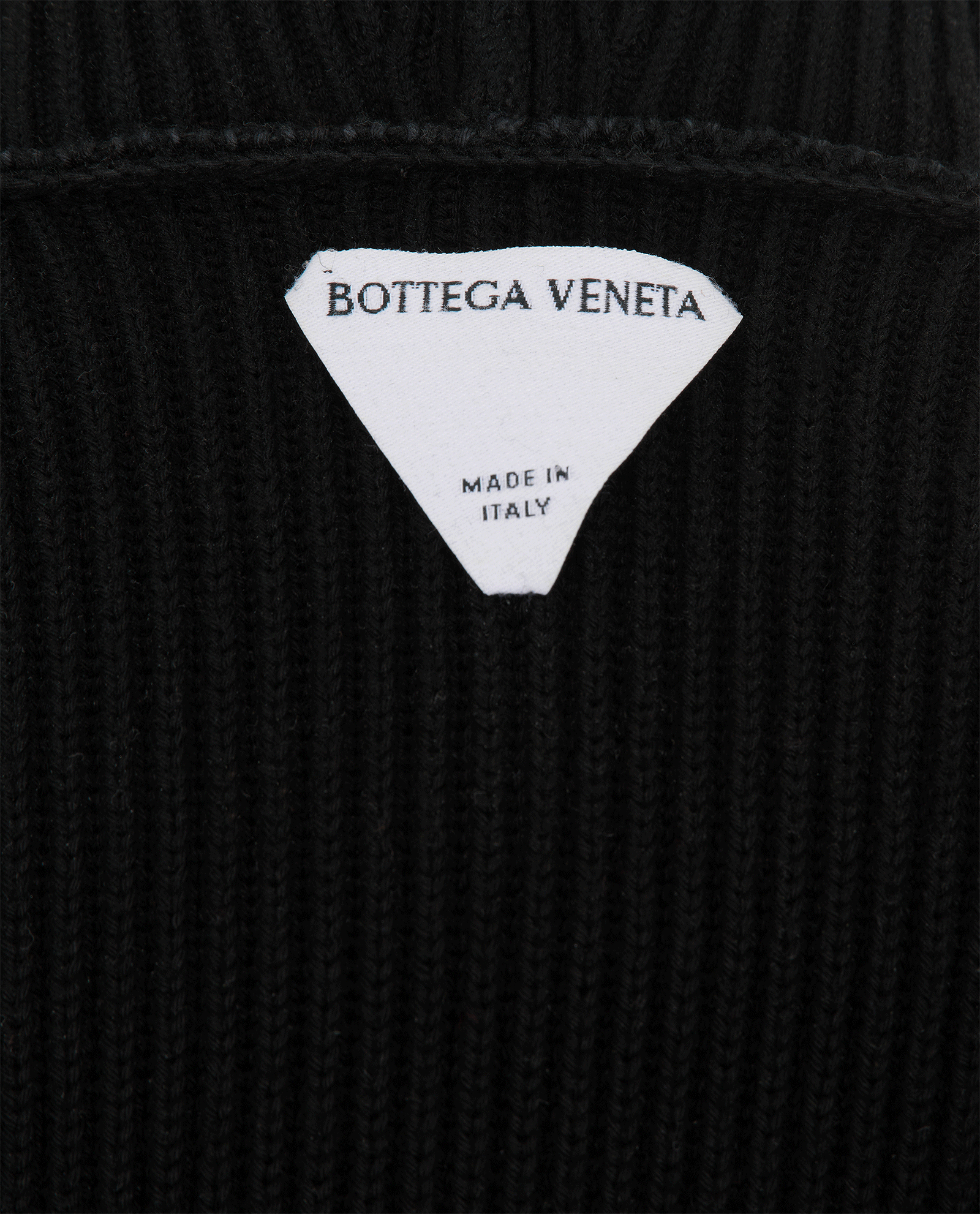 Bottega Veneta Rib Cardigan, &pound;350, Clothing, Black, Cotton, Other view