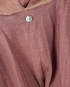 Acne Studios Wrinkled V-Neck Jumper, &pound;175, Clothing, Brown/Cream, Silk/Wool, Other view