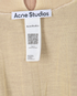 Acne Studios Wrinkled V-Neck Jumper, &pound;175, Clothing, Brown/Cream, Silk/Wool, Other view