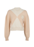 Hermes Pull Manches Longues Jumper, &pound;850, Clothing, Beige/Cream, Cotton, Front view
