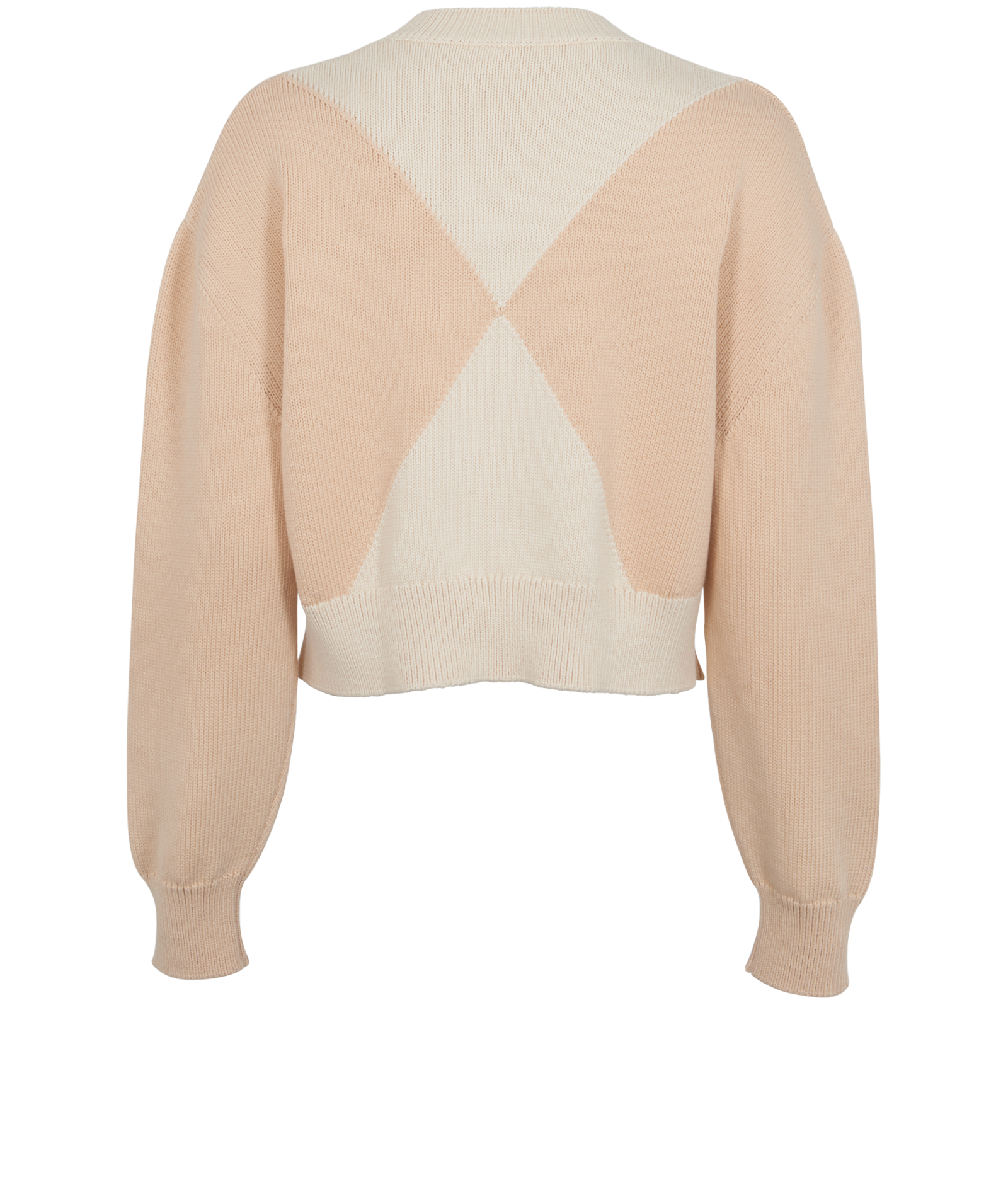 Hermes Pull Manches Longues Jumper, &pound;850, Clothing, Beige/Cream, Cotton, Back view
