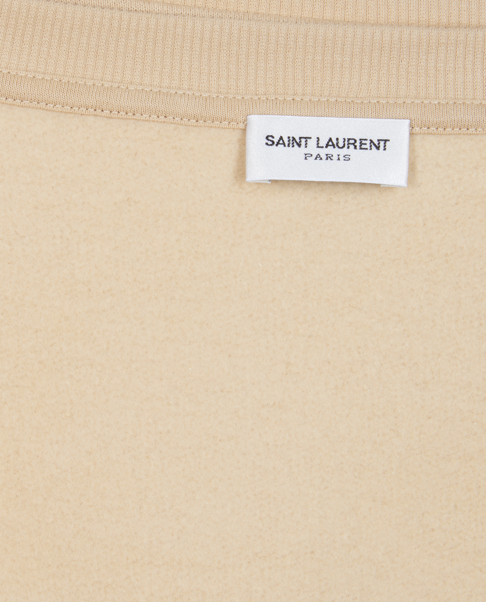 Saint Laurent Cropped Jumper, &pound;250, Clothing, Beige, Cotton, Other view
