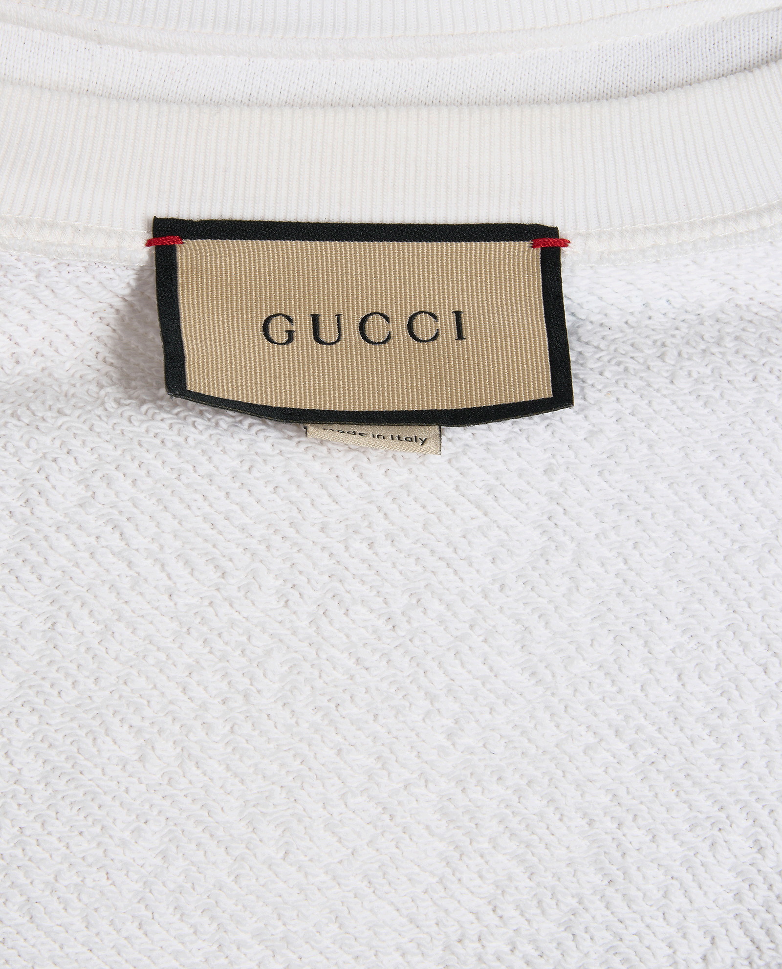 Gucci Sequin Jumper, &pound;230, Clothing, White, Cotton, Other view
