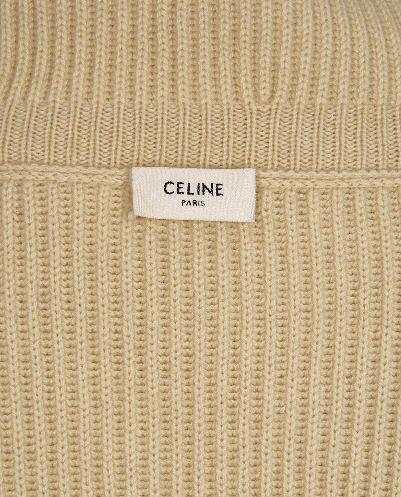 Celine Highneck Jumper, &pound;450, Clothing, Beige, Cashmere, Other view