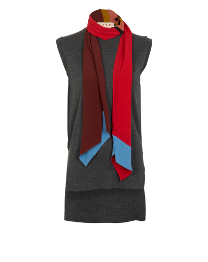 Marni Sleeveless Jumper, &pound;90, Clothing, Grey, Cashmere, Front view