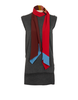 Marni Sleeveless Jumper, Cashmere, Grey, UK10, 2*