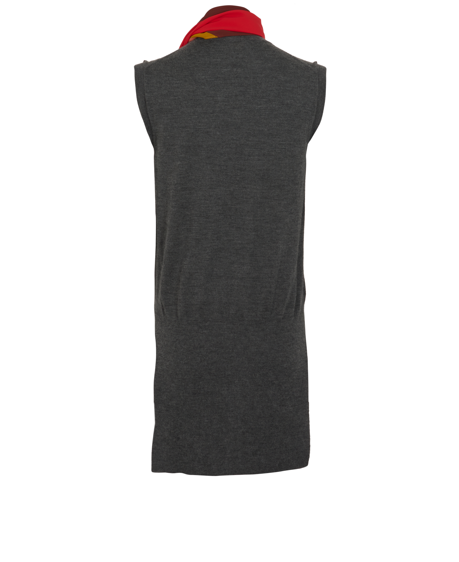 Marni Sleeveless Jumper, &pound;90, Clothing, Grey, Cashmere, Back view