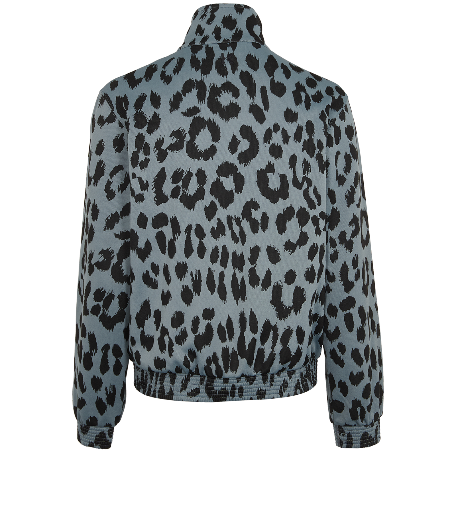 Kenzo Leopard Print Track Jacket, &pound;110, Clothing, Blue, Polyester, Back view