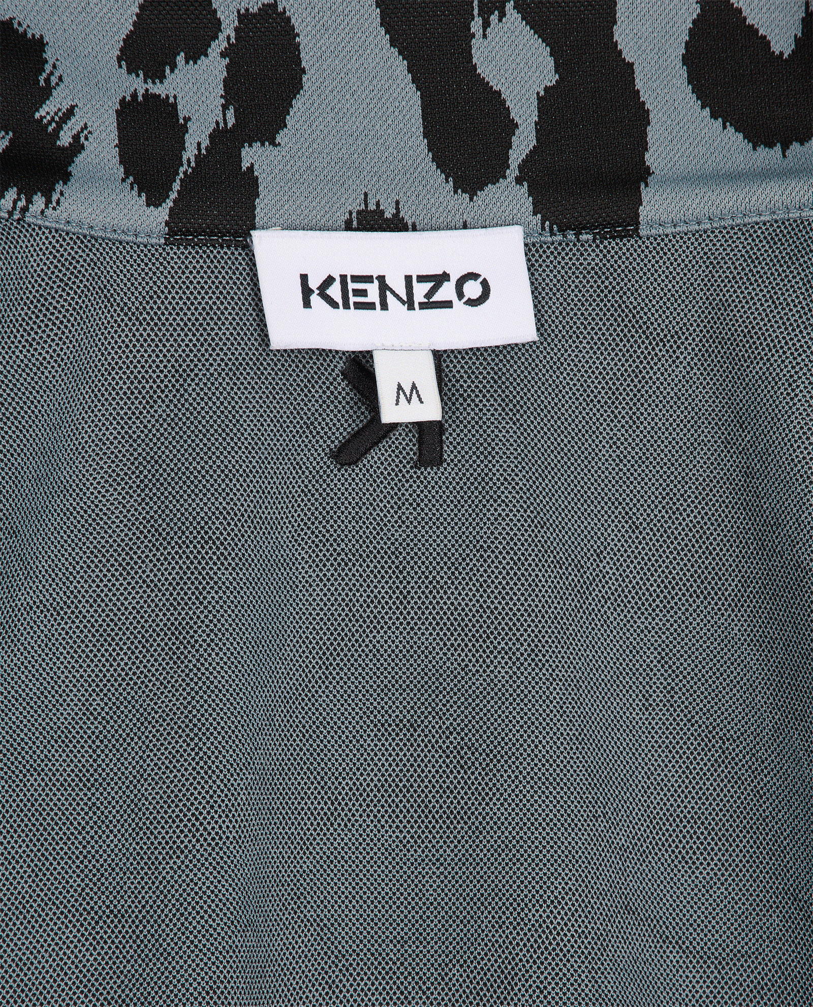 Kenzo Leopard Print Track Jacket, &pound;110, Clothing, Blue, Polyester, Other view