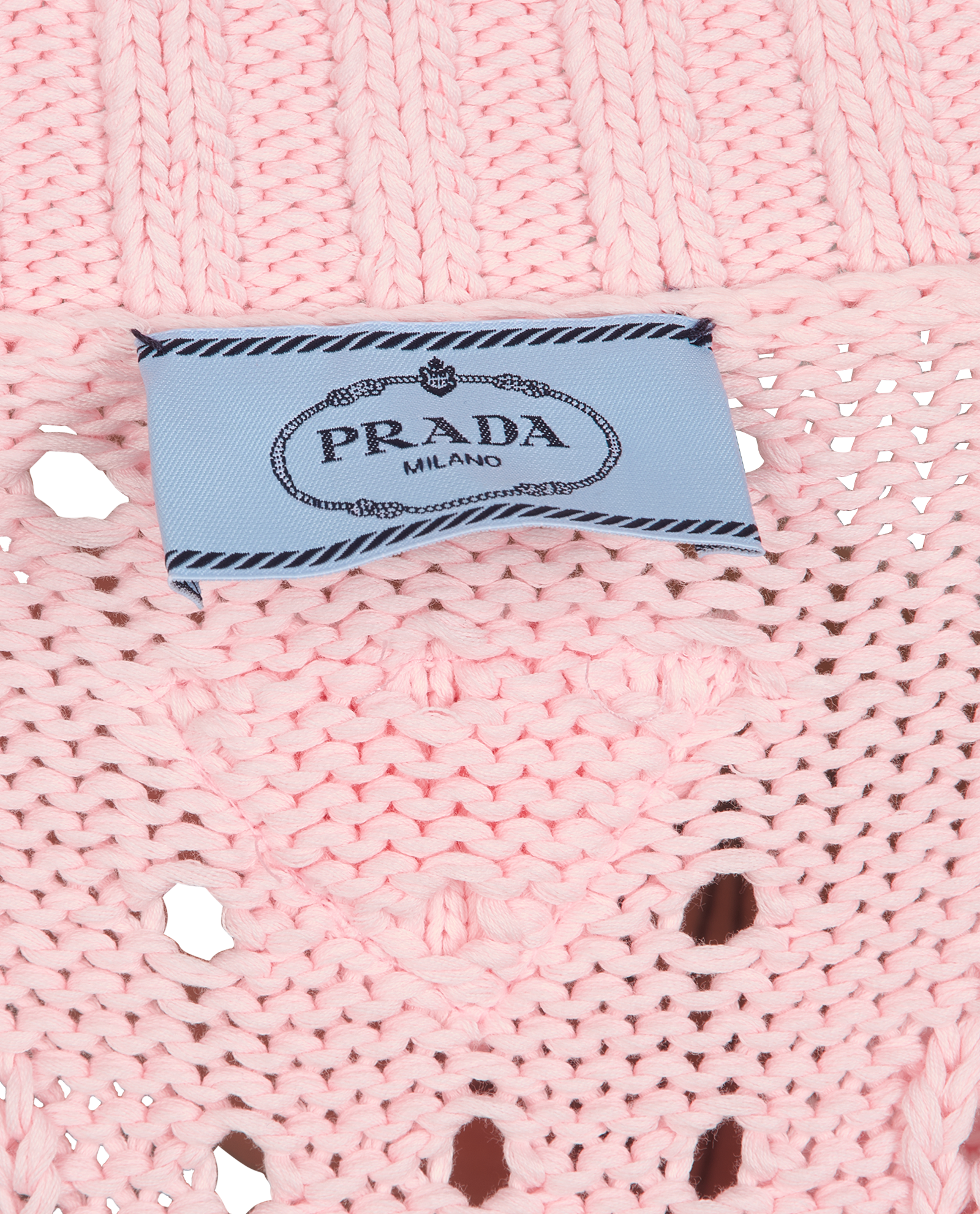 Prada Oversized Cardigan, &pound;220, Clothing, Pink, Cotton, Other view