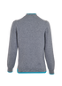 Kenzo Tiger Zipped Jumper, &pound;80, Clothing, Grey, Wool, Back view
