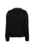 Gucci Studded Jumper, &pound;295, Clothing, Black, Mohair, Back view