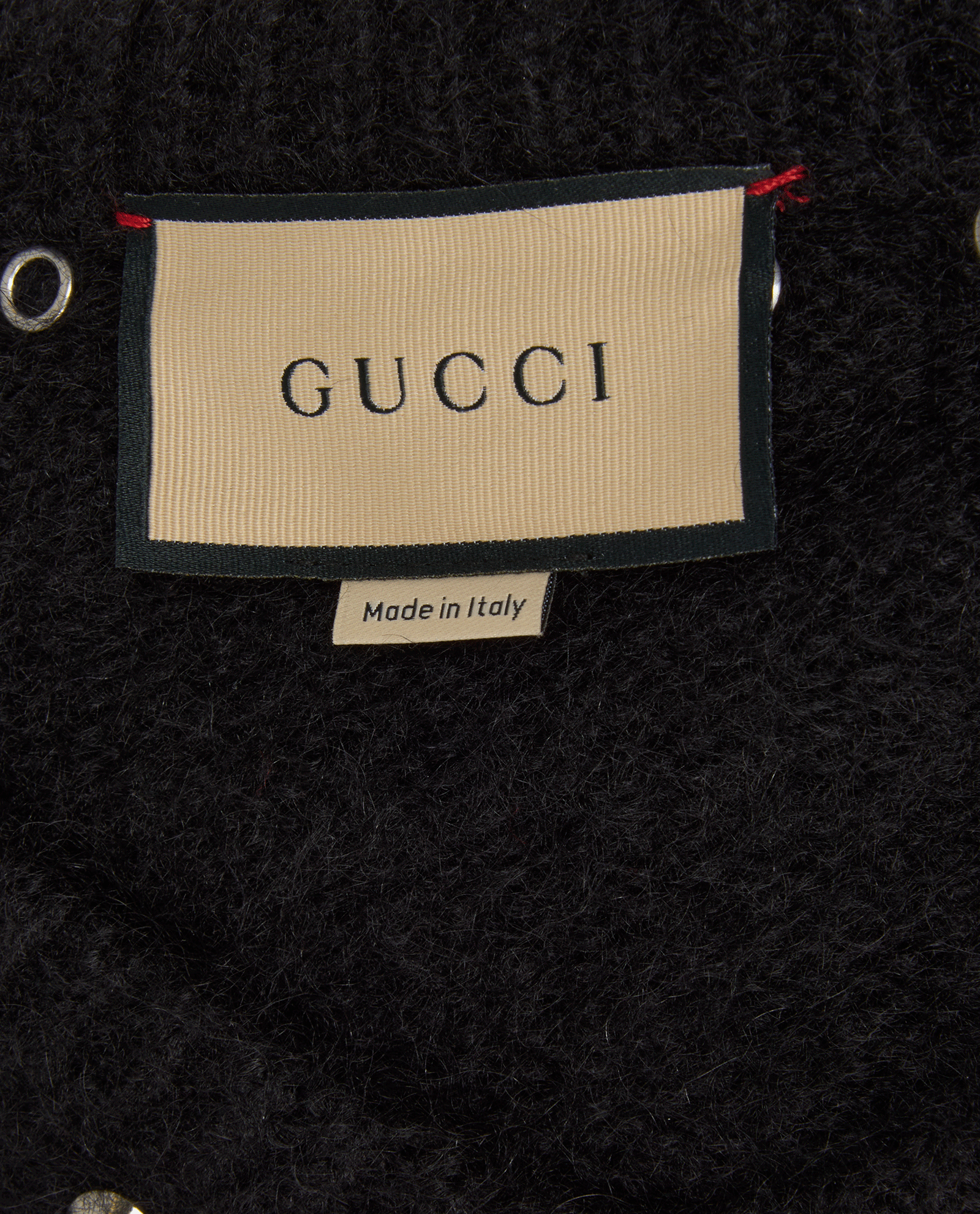 Gucci Studded Jumper, &pound;295, Clothing, Black, Mohair, Other view