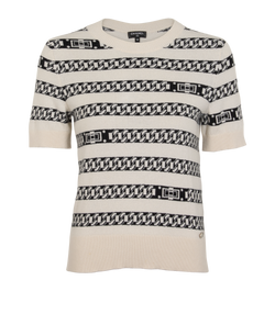 Chanel Chain Link, Cashmere, Cream/Black, UK10, 2*