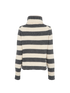 Burberry Striped Jumper, £140, Clothing, Cream/Grey, Wool, Back view