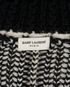 Saint Laurent Striped Jumper, &pound;320, Clothing, Black/White, Cashmere, Other view