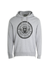 Balmain Logo Hoodie, &pound;150, Clothing, Grey, Cotton, Front view