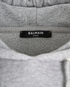 Balmain Logo Hoodie, &pound;150, Clothing, Grey, Cotton, Other view