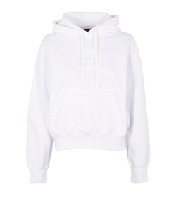 Gucci Interlocking G Hoodie, Cotton, White, Sz XS, 2*