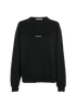 Acne Studios Washed-Effect Logo Jumper, front view