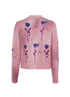 Gucci Floral Crew Neck Cardigan, back view