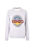 Kenzo Tanami Flower Sweatshirt, &pound;75, Clothing, Grey, Cotton, Front view