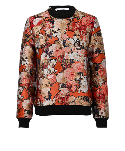 Givenchy Jacquard Jumper, £220, Clothing, Orange, Silk/Viscose, Front view