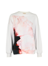 Alexander McQueen Anemone Print Sweatshirt, £160, Clothing, Red/White, Cotton, Front view
