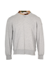Moncler Crew Neck Sweatshirt, £195, Clothing, Grey, Cotton, Front view