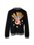 Dolce & Gabbana Super King Sweatshirt, £150, Clothing, Black, Cotton, Front view