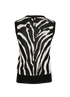 Dolce & Gabbana Zebra Vest, £120, Clothing, Black/White, Viscose/Wool, Back view