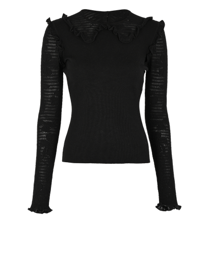 Chanel Embellished Jumper, £350, Clothing, Black, Cashmere, Front view
