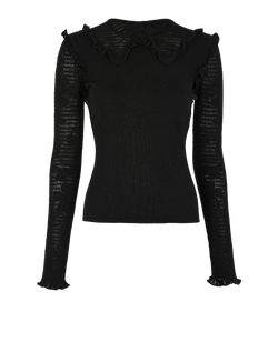 Chanel Embellished Jumper, Cashmere, Black, UK8, 3*