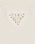 Saint Laurent Heart & Floral Embroidered Jumper, £160, Clothing, White, Cotton, Other view