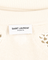 Saint Laurent Heart & Floral Embroidered Jumper, £160, Clothing, White, Cotton, Other view