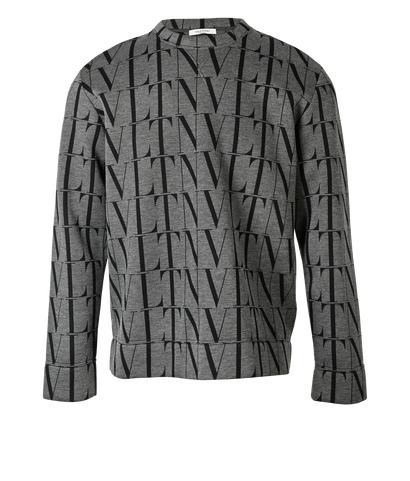 Valentino VLTN Jumper, £250, Clothing, Grey, Viscose, Front view