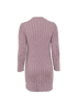 Gucci X Adidas Cable Knit Jumper, £190, Clothing, Purple, Polyester Mix, Back view