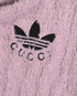 Gucci X Adidas Cable Knit Jumper, £190, Clothing, Purple, Polyester Mix, Other view