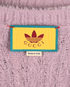 Gucci X Adidas Cable Knit Jumper, £190, Clothing, Purple, Polyester Mix, Other view