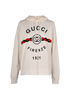 Gucci Firenze 1921 Hoodie, £250, Clothing, White, Cotton, Front view