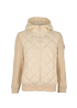 Canada Goose HyBridge Quilted Knit Hoodie, &pound;375, Clothing, Cream, Polyester (Polymer)/Wool, Front view