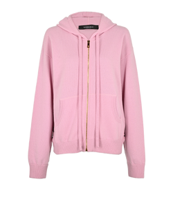 Versace Zip Up Hoodie, Cashmere, Pink, UK10, 3*