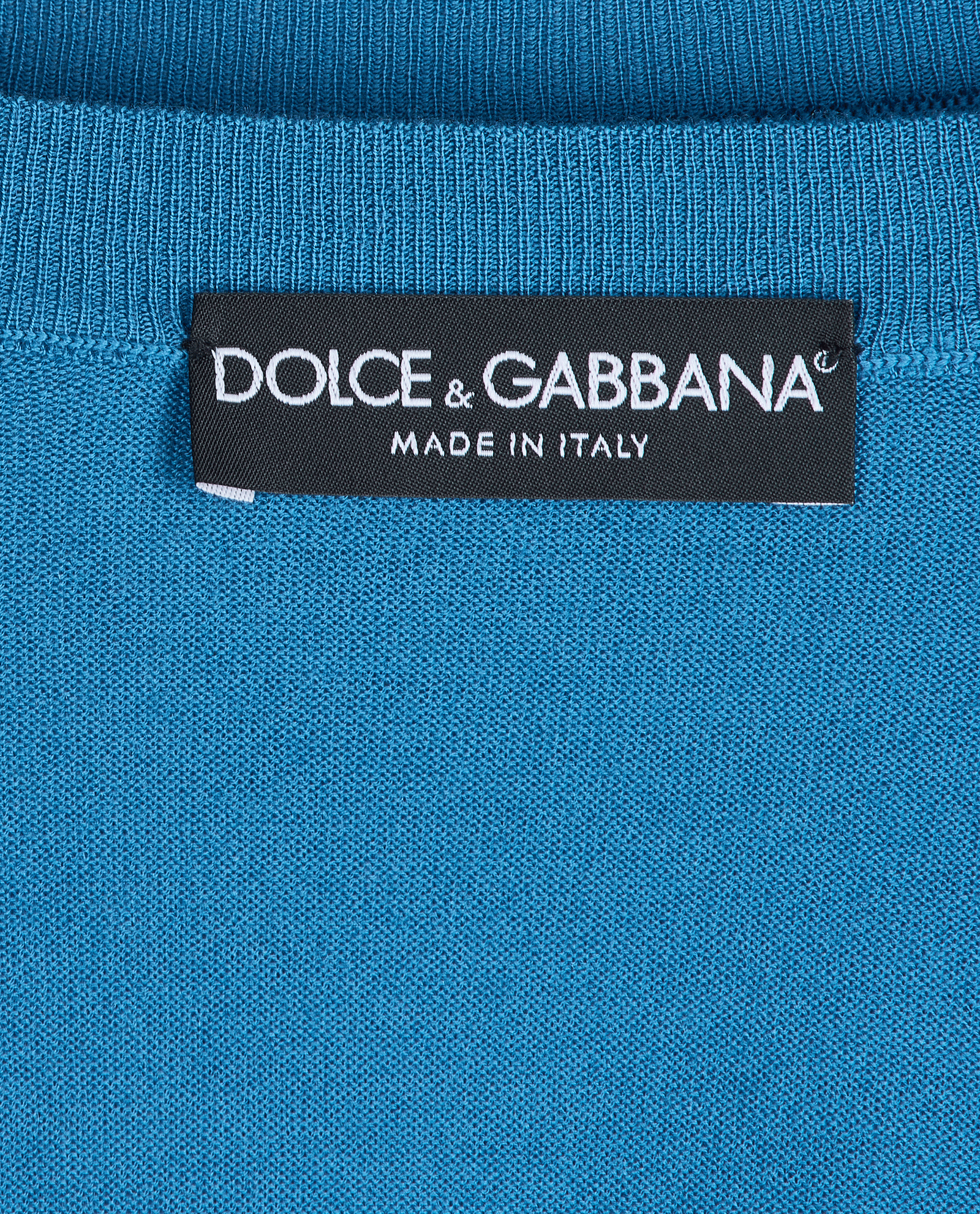 Dolce & Gabbana Crew Neck Jumper, &pound;250, Clothing, Blue, Wool, Other view