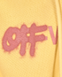 Off-White Spray-Effect Logo Hoodie, £210, Clothing, Yellow, Cotton, Other view