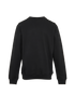 Casablanca Casa Crest Embroidered Jumper, &pound;150, Clothing, Black, Cotton, Back view